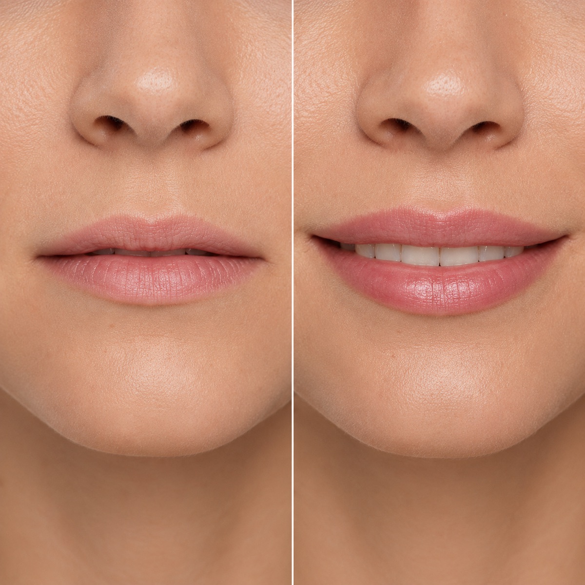 Antes e depois — harmonização orofacial
